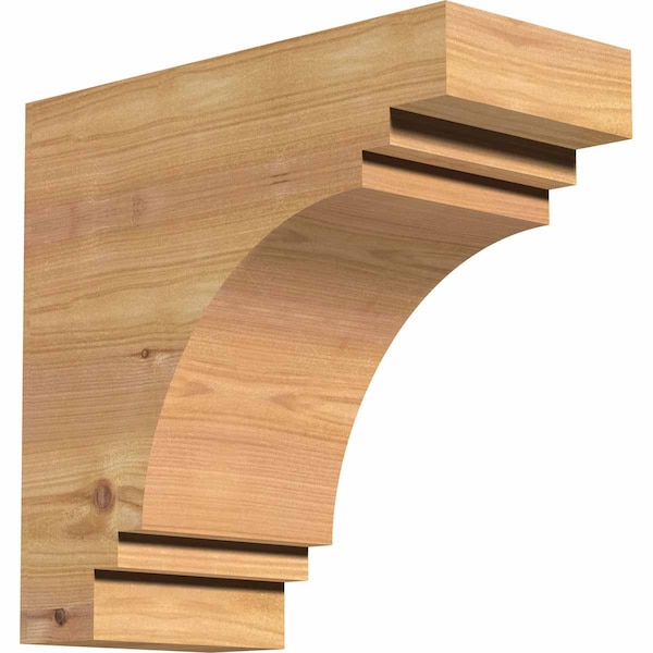 Ekena Millwork Pescadero Smooth Rafter Tail, Western Red Cedar, 5 1/2"W x 12"H x 12"L RFT06X12X12PEC00SWR - main